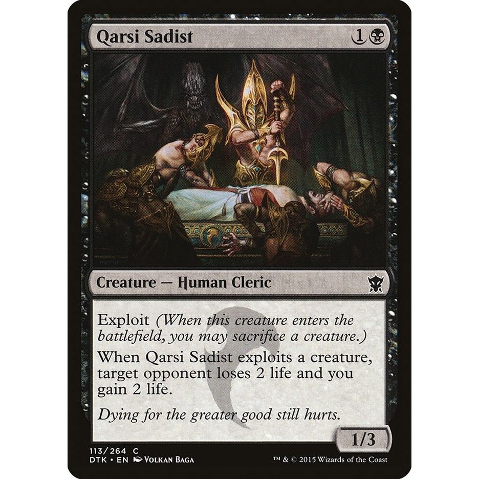 Image for Qarsi Sadist (113) (DTK) - Magic: The Gathering