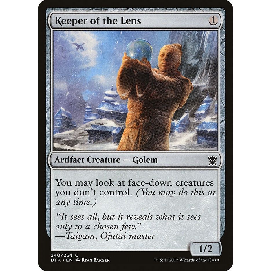 Image for Keeper of the Lens (240) (DTK) - Magic: The Gathering