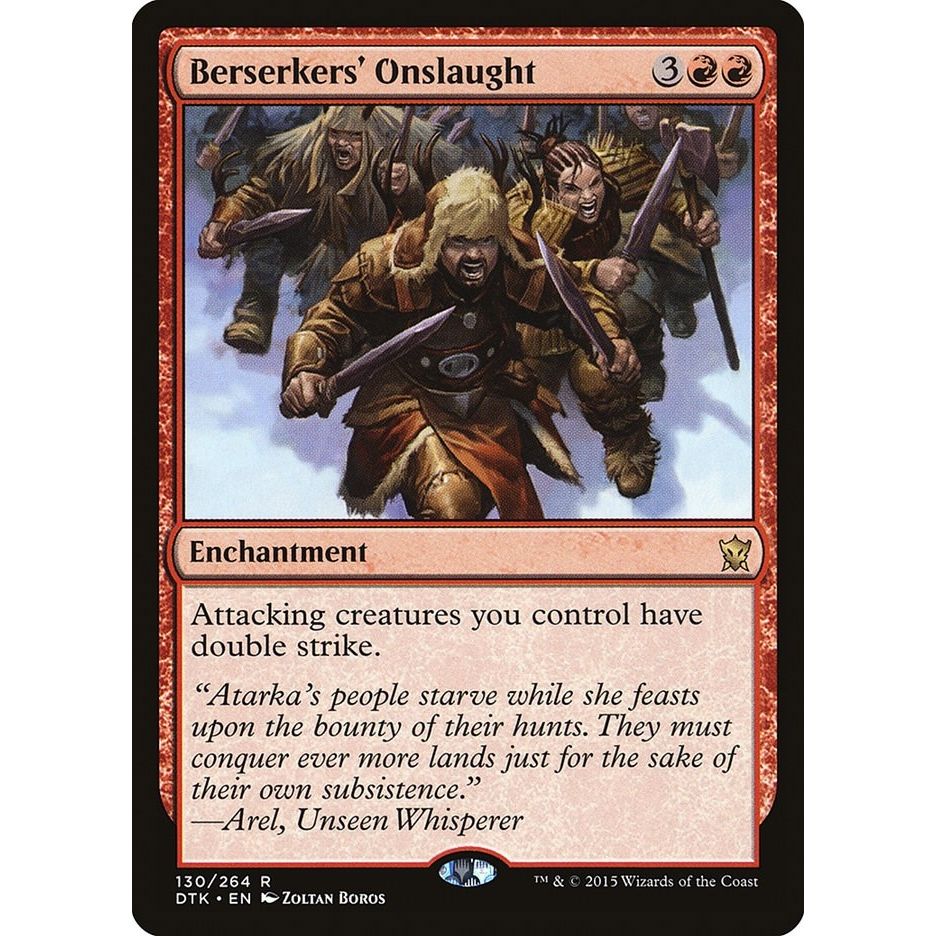 Image for Berserkers' Onslaught (130) (DTK) - Magic: The Gathering