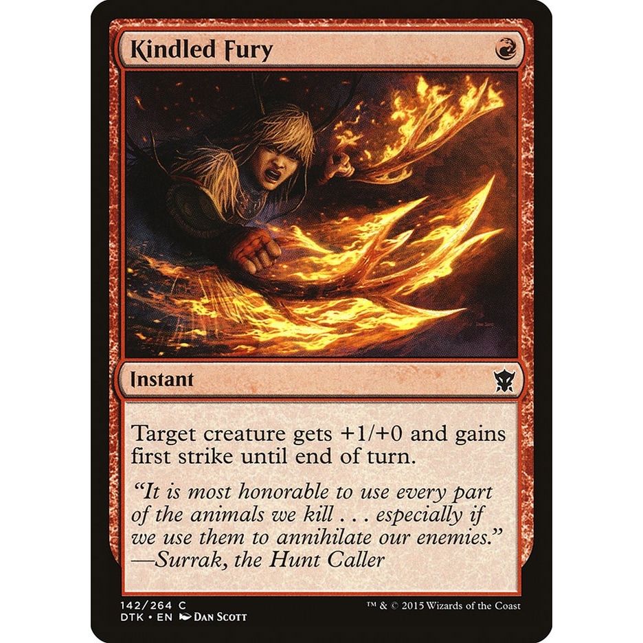 Image for Kindled Fury (142) (DTK) - Magic: The Gathering