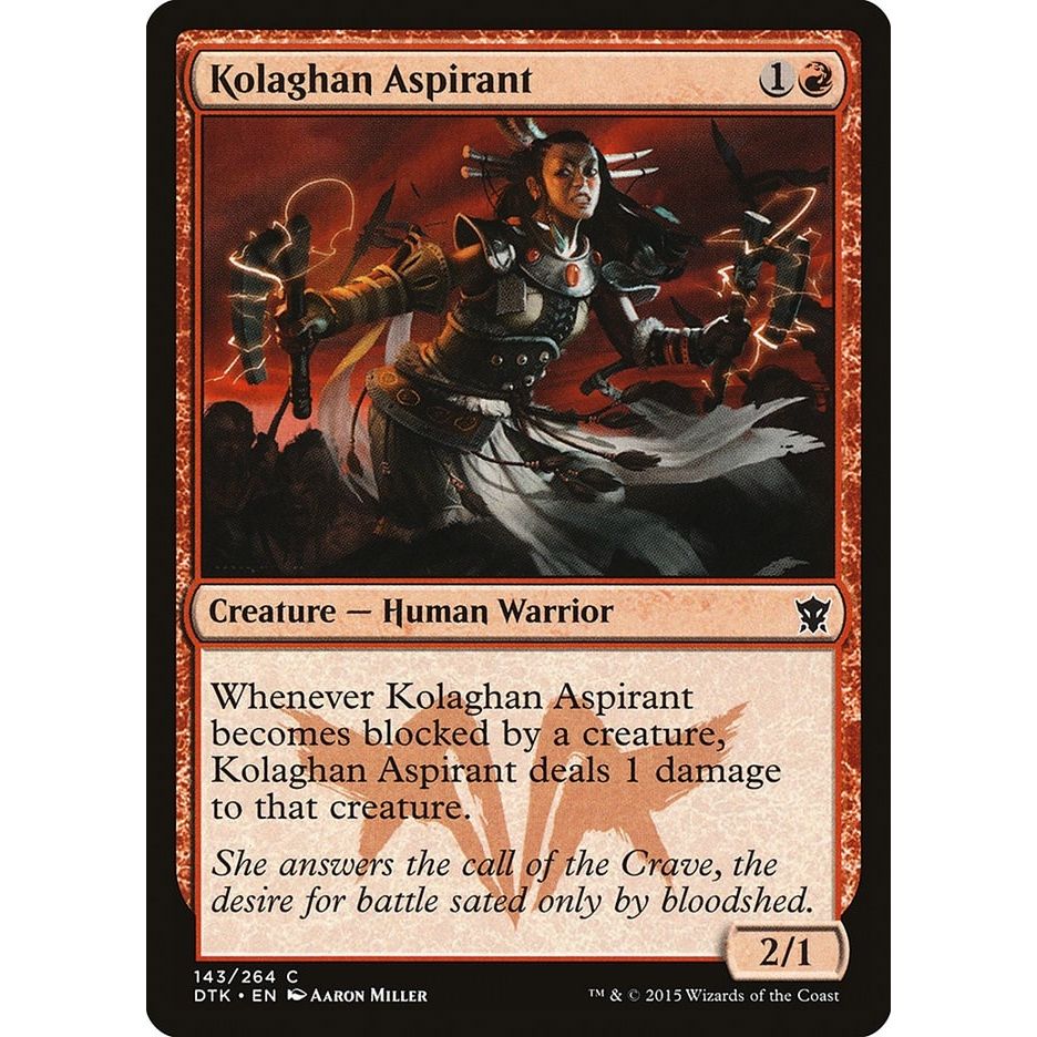 Image for Kolaghan Aspirant (143) (DTK) - Magic: The Gathering