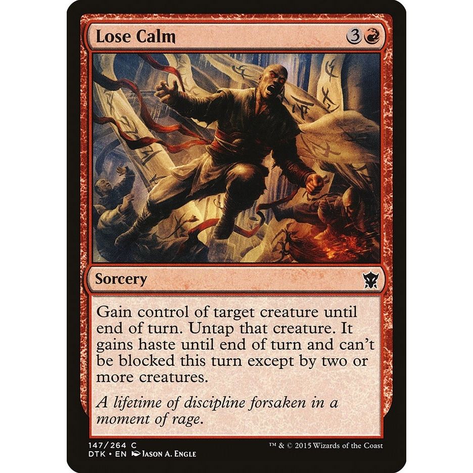Image for Lose Calm (147) (DTK) - Magic: The Gathering