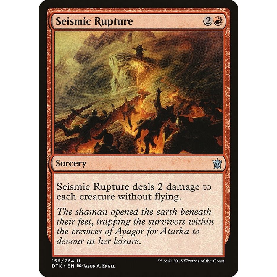 Image for Seismic Rupture (156) (DTK) - Magic: The Gathering