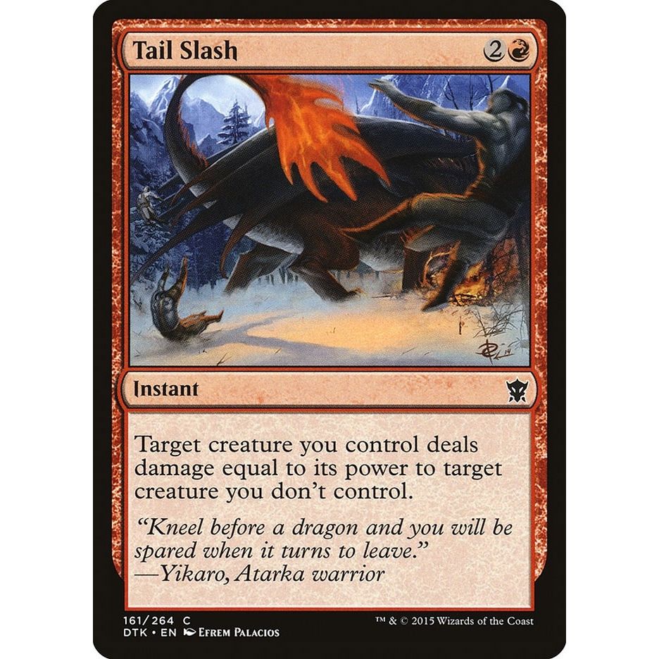 Image for Tail Slash (161) (DTK) - Magic: The Gathering