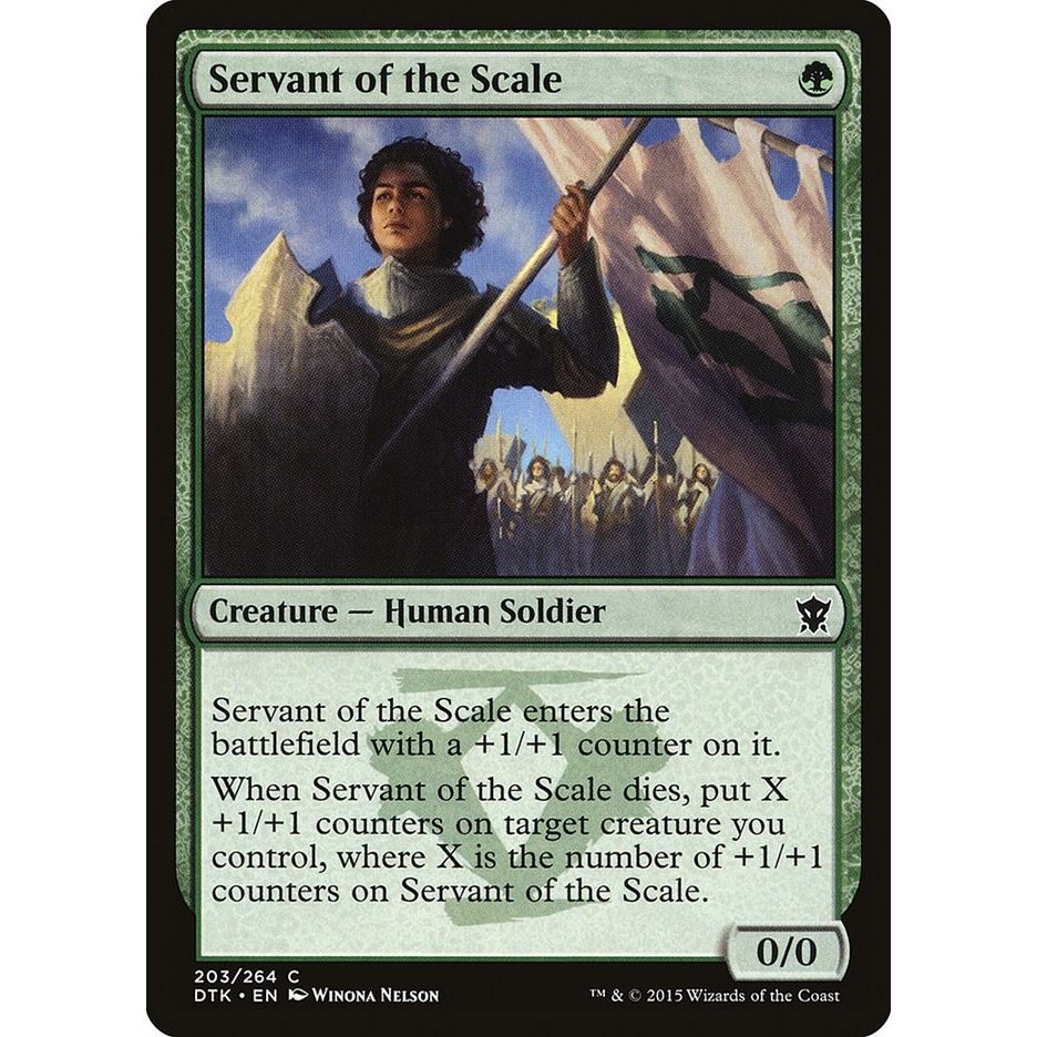 Image for Servant of the Scale (203) (DTK) - Magic: The Gathering
