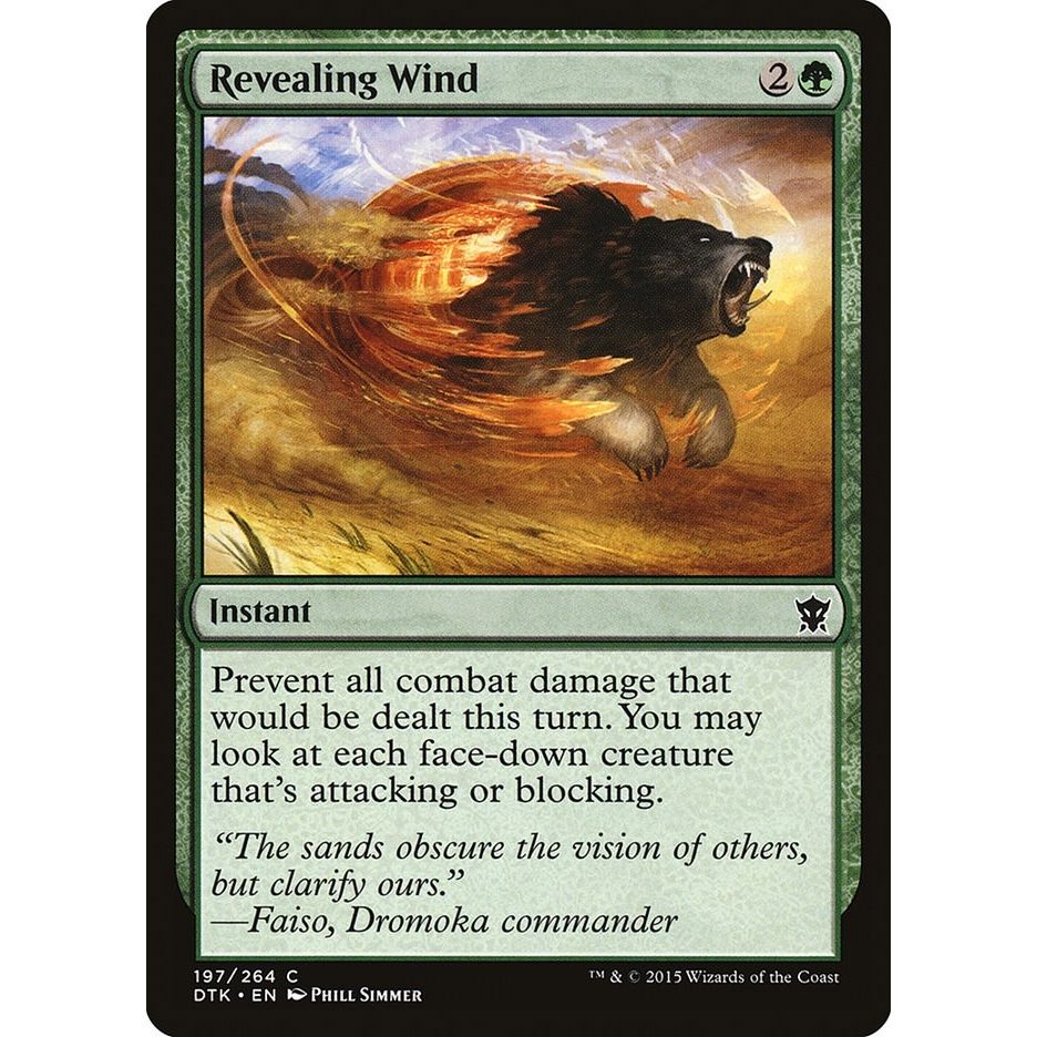 Image for Revealing Wind (197) (DTK) - Magic: The Gathering
