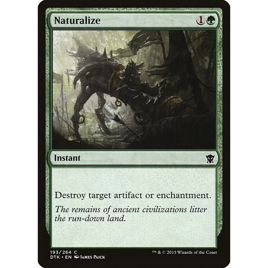 Image for Naturalize (193) (DTK) - Magic: The Gathering
