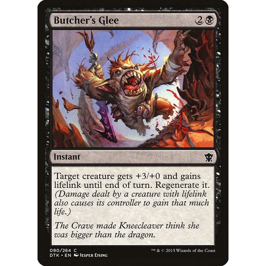 Image for Butcher's Glee (90) (DTK) - Magic: The Gathering