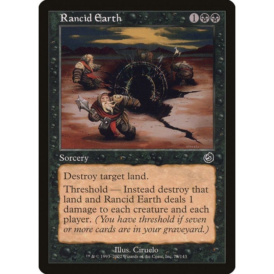 Image for Rancid Earth (78) (TOR) - Magic: The Gathering