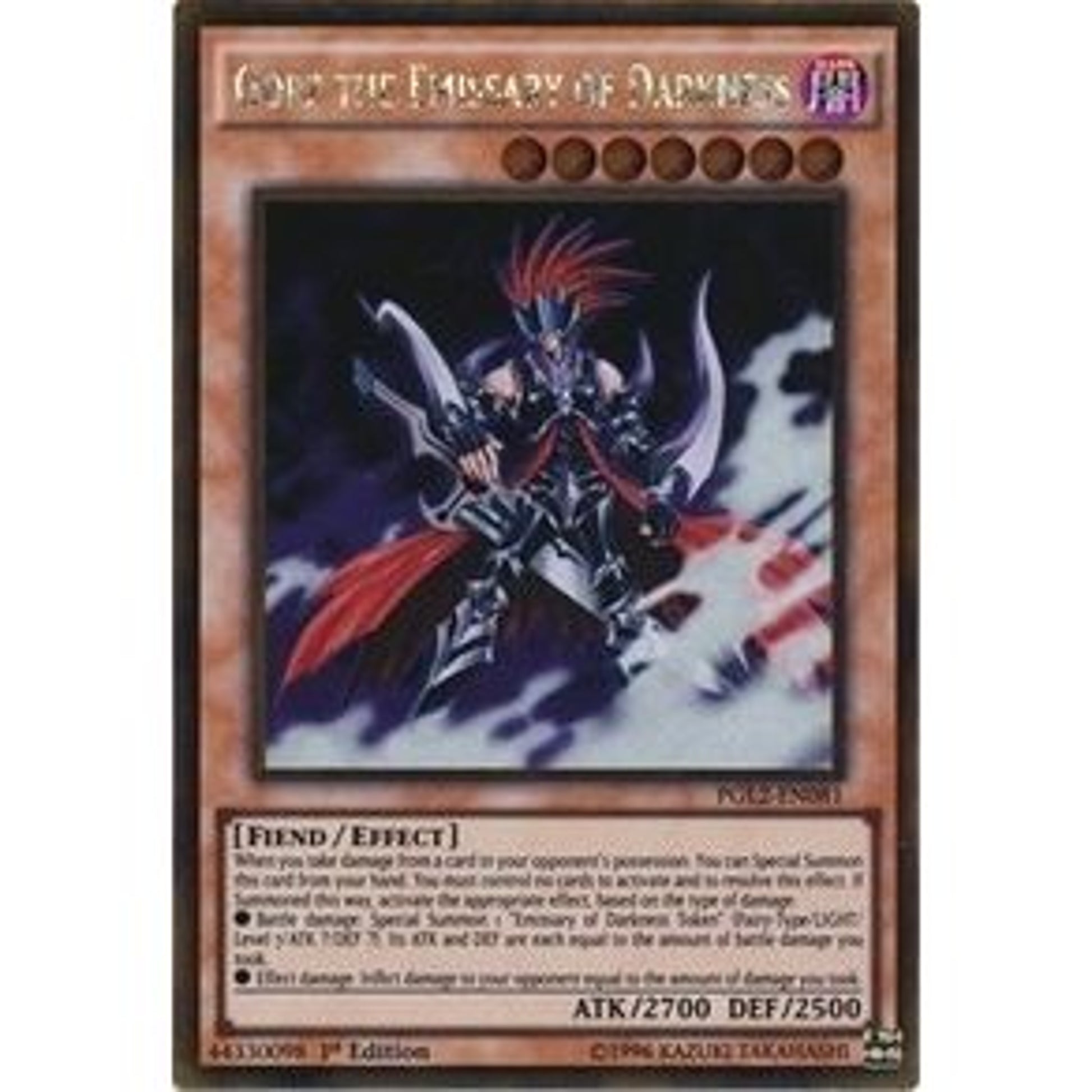 Image for Gorz the Emissary of Darkness (PGL2-EN081) (PGL2) - YuGiOh