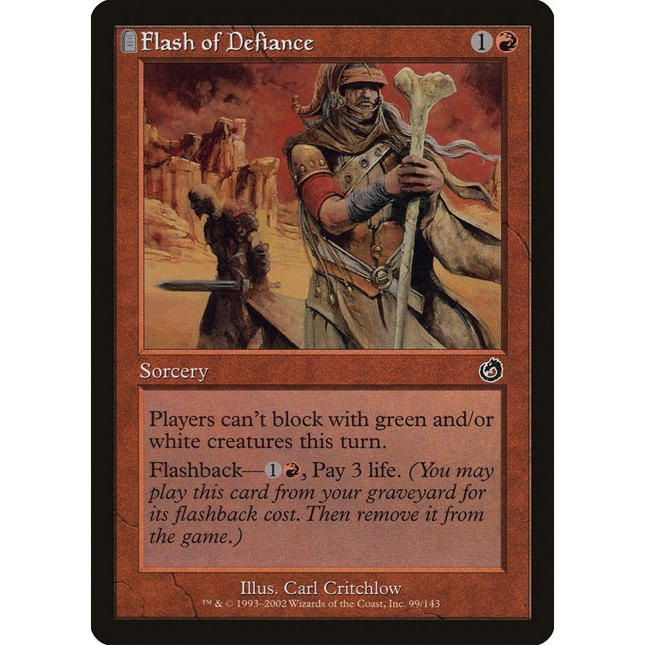 Image for Flash of Defiance (99) (TOR) - Magic: The Gathering