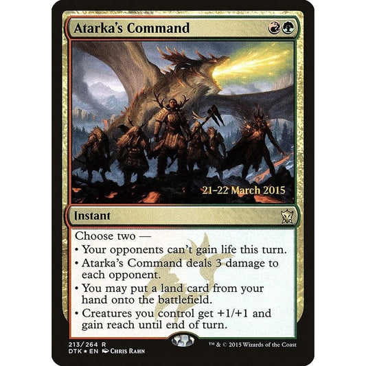 Image for Atarka's Command (213) (PRE) - Magic: The Gathering