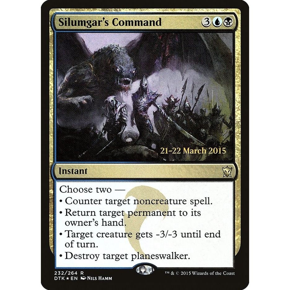 Image for Silumgar's Command (232) (PRE) - Magic: The Gathering