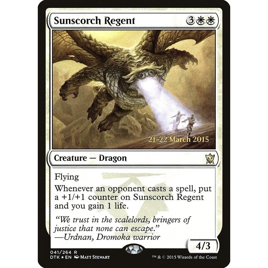 Image for Sunscorch Regent (41) (PRE) - Magic: The Gathering