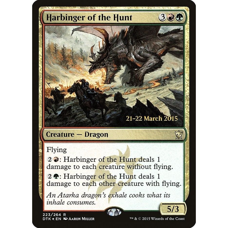 Image for Harbinger of the Hunt (223) (PRE) - Magic: The Gathering