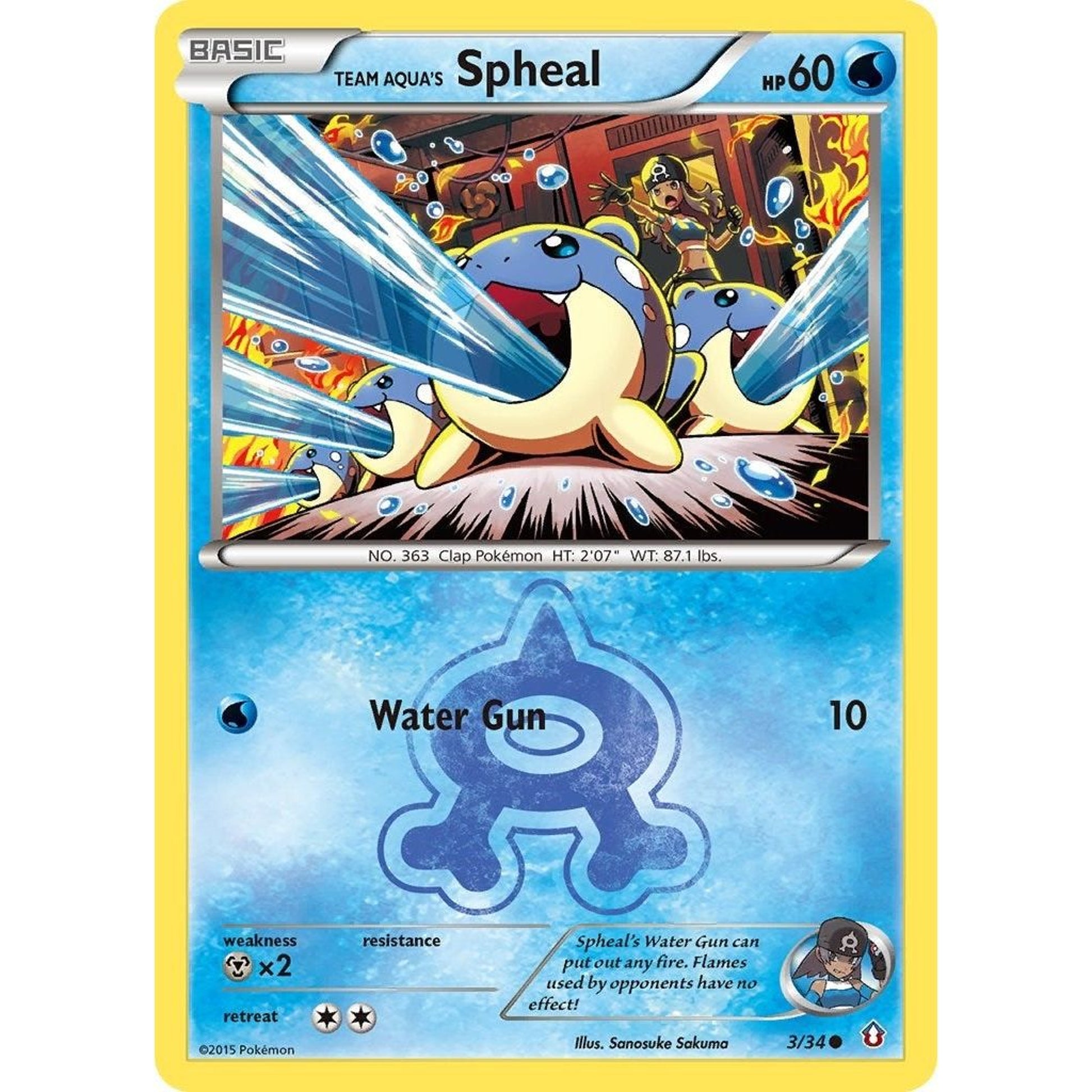 Image for Team Aqua's Spheal (3/34) (DCR) - Pokemon
