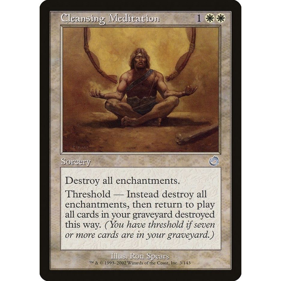 Image for Cleansing Meditation (3) (TOR) - Magic: The Gathering