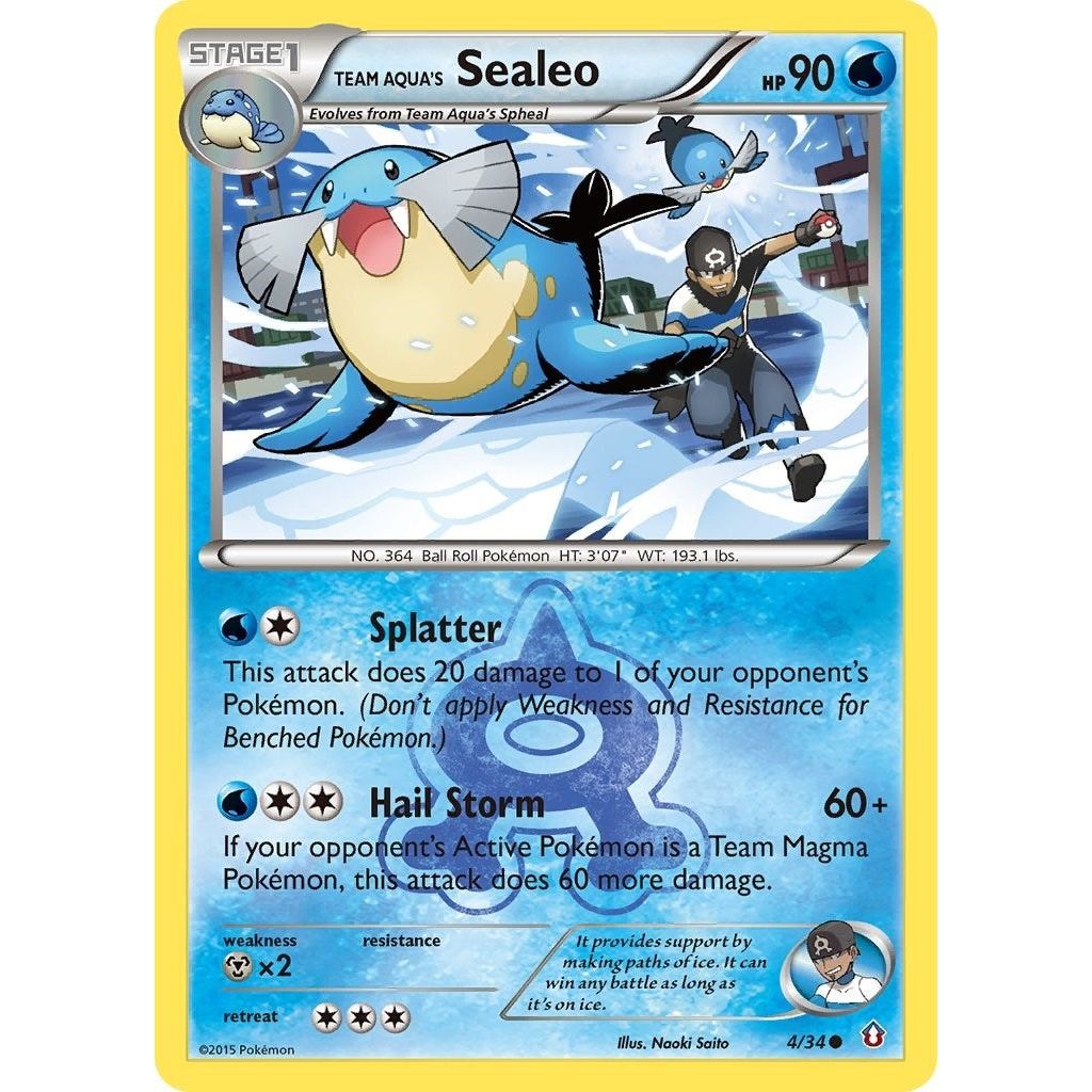 Image for Team Aqua's Sealeo (4/34) (DCR) - Pokemon