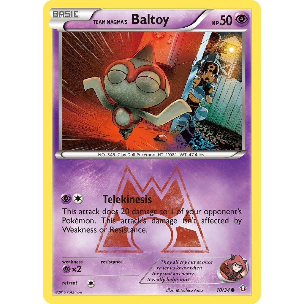 Image for Team Magma's Baltoy (10/34) (DCR) - Pokemon