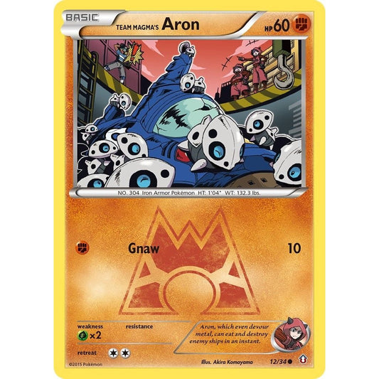 Image for Team Magma's Aron (12/34) (DCR) - Pokemon