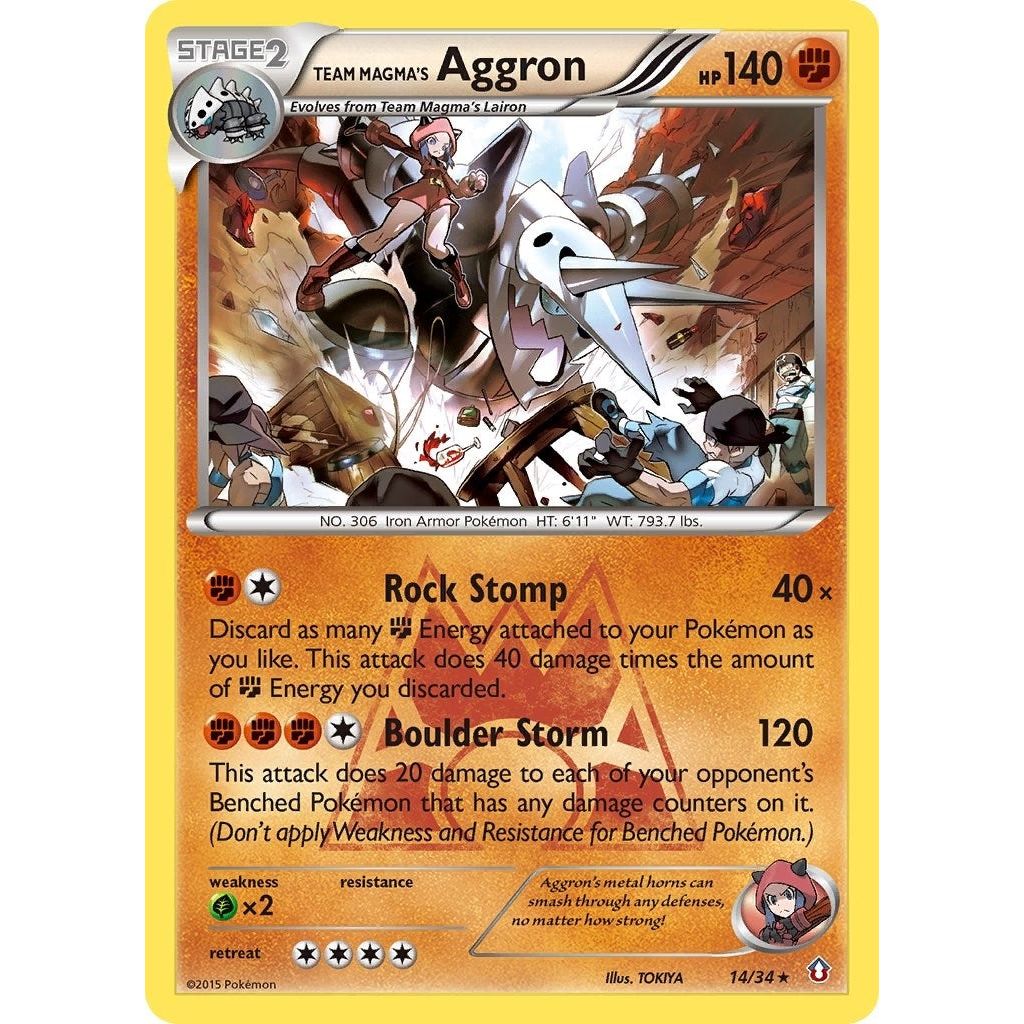 Image for Team Magma's Aggron (14/34) (DCR) - Pokemon