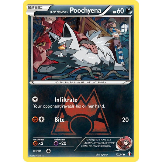 Image for Team Magma's Poochyena (17/34) (DCR) - Pokemon