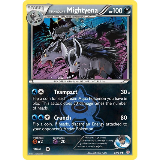 Image for Team Aqua's Mightyena (18/34) (DCR) - Pokemon