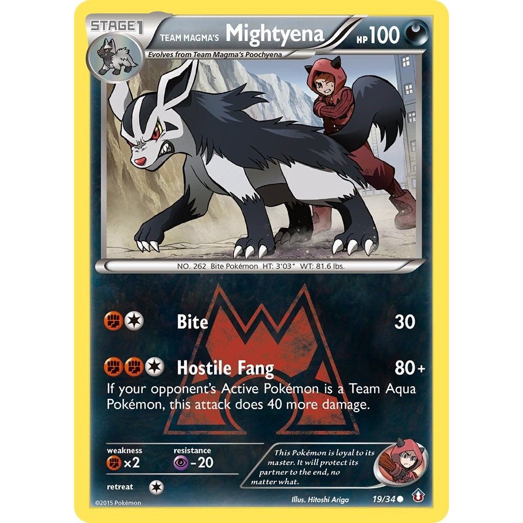 Image for Team Magma's Mightyena (19/34) (DCR) - Pokemon