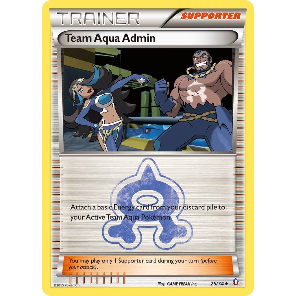 Image for Team Aqua Admin (25/34) (DCR) - Pokemon