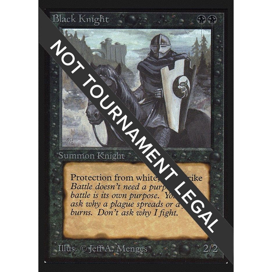 Image for Black Knight (IE) (IED) - Magic: The Gathering