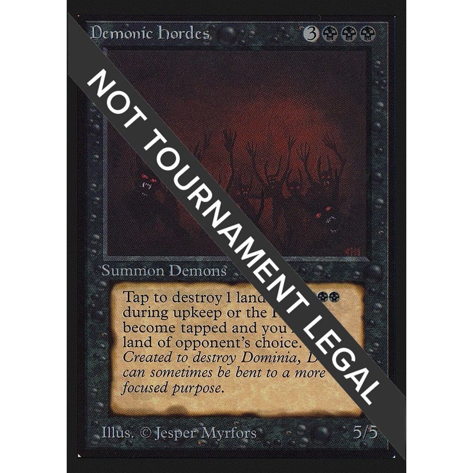 Image for Demonic Hordes (IE) (IED) - Magic: The Gathering