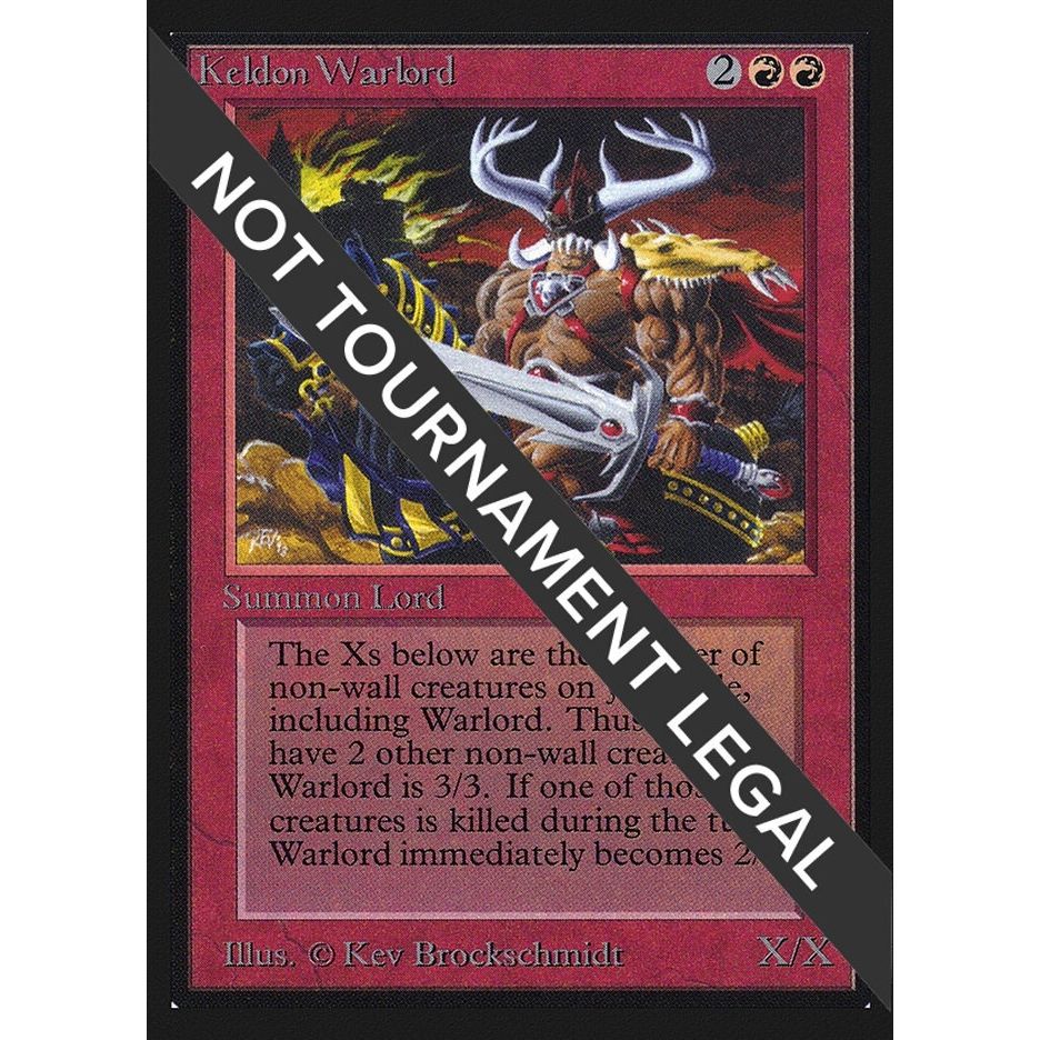 Image for Keldon Warlord (IE) (IED) - Magic: The Gathering