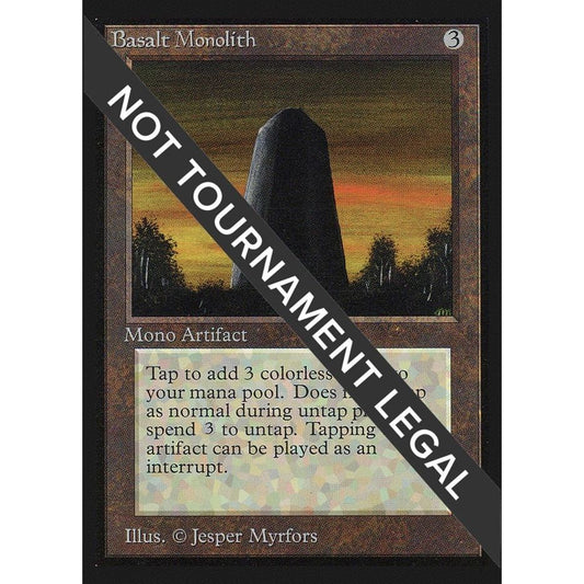 Image for Basalt Monolith (CE) (CED) - Magic: The Gathering