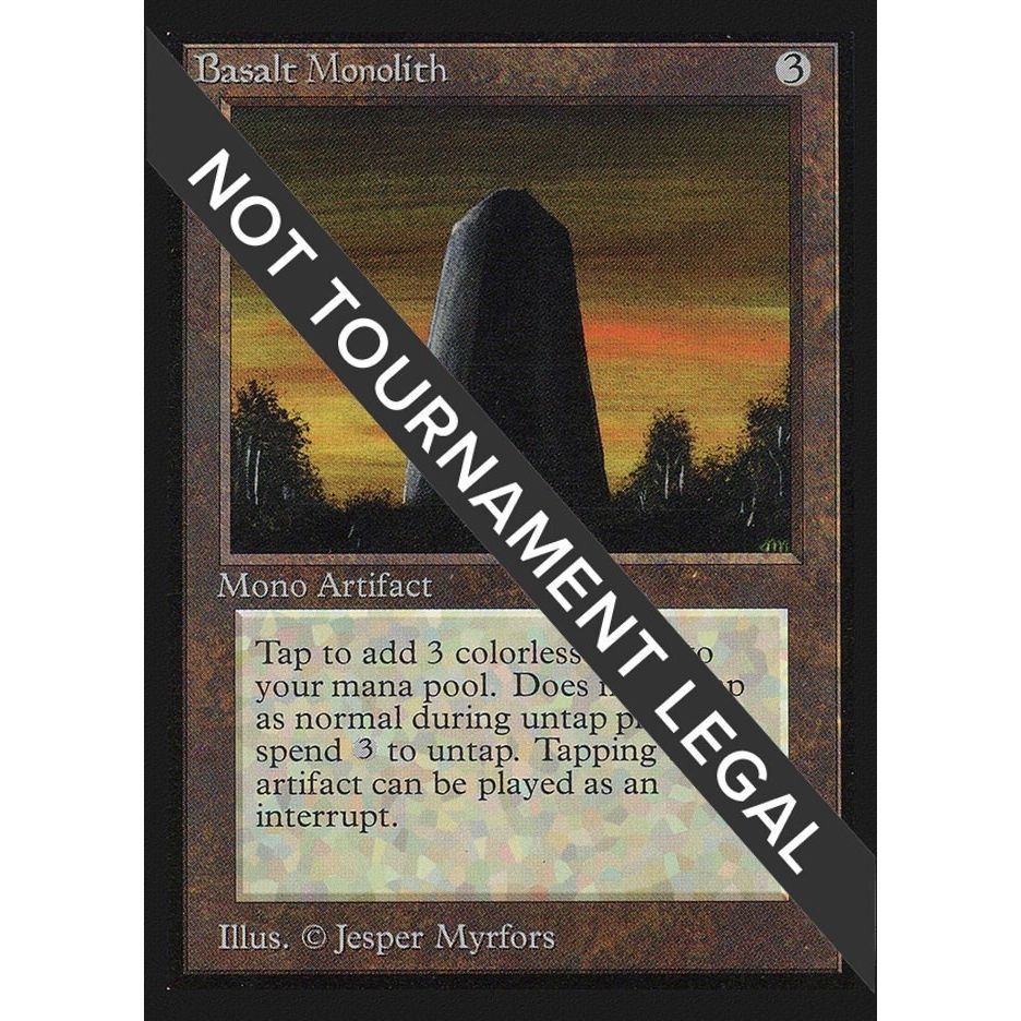 Image for Basalt Monolith (CE) (CED) - Magic: The Gathering