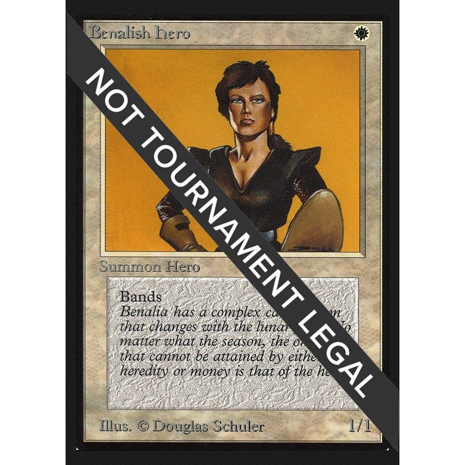 Image for Benalish Hero (CE) (CED) - Magic: The Gathering