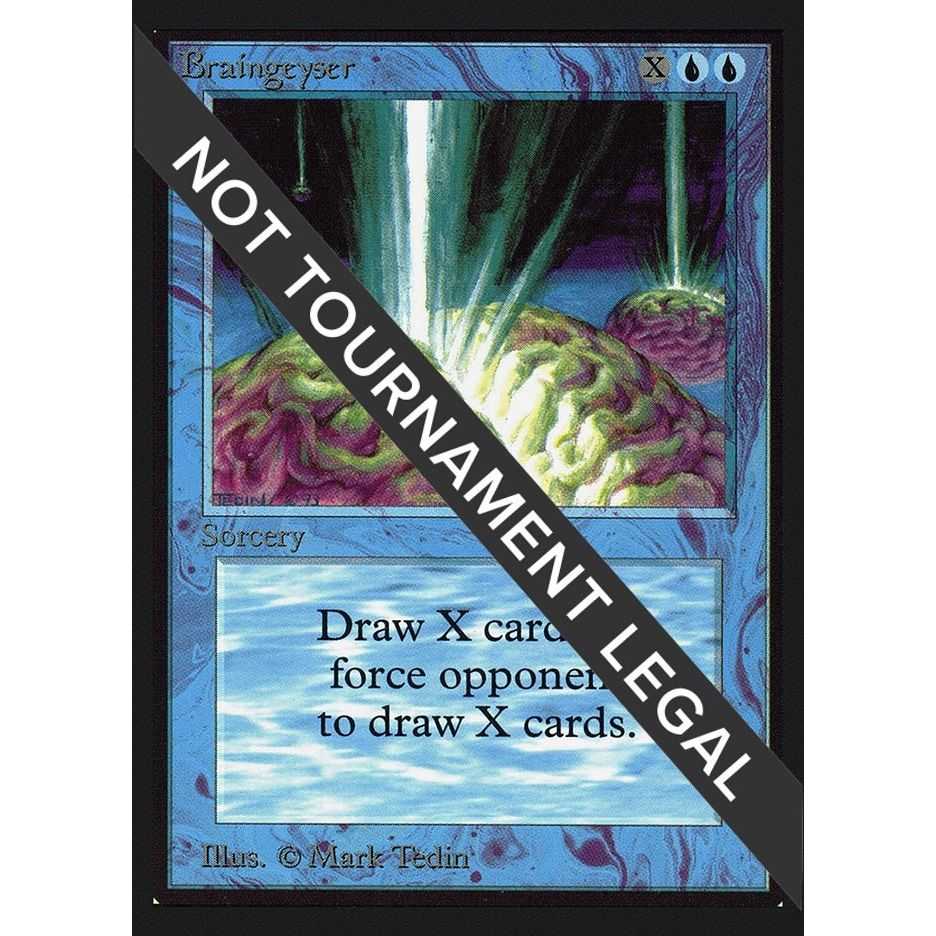 Image for Braingeyser (CE) (CED) - Magic: The Gathering