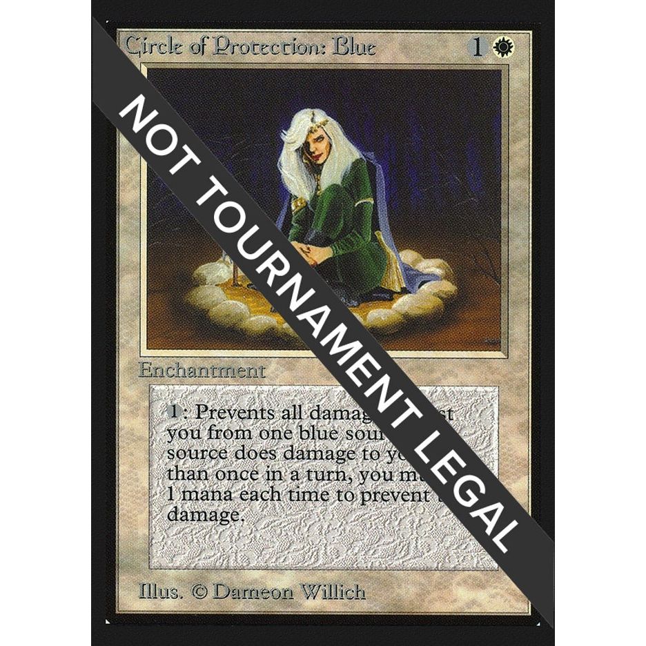 Image for Circle of Protection: Blue (CE) (CED) - Magic: The Gathering