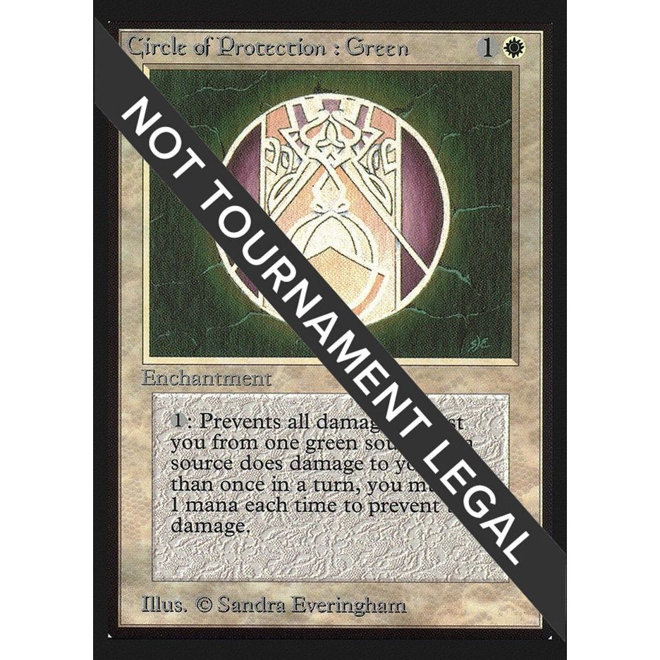 Image for Circle of Protection: Green (CE) (CED) - Magic: The Gathering