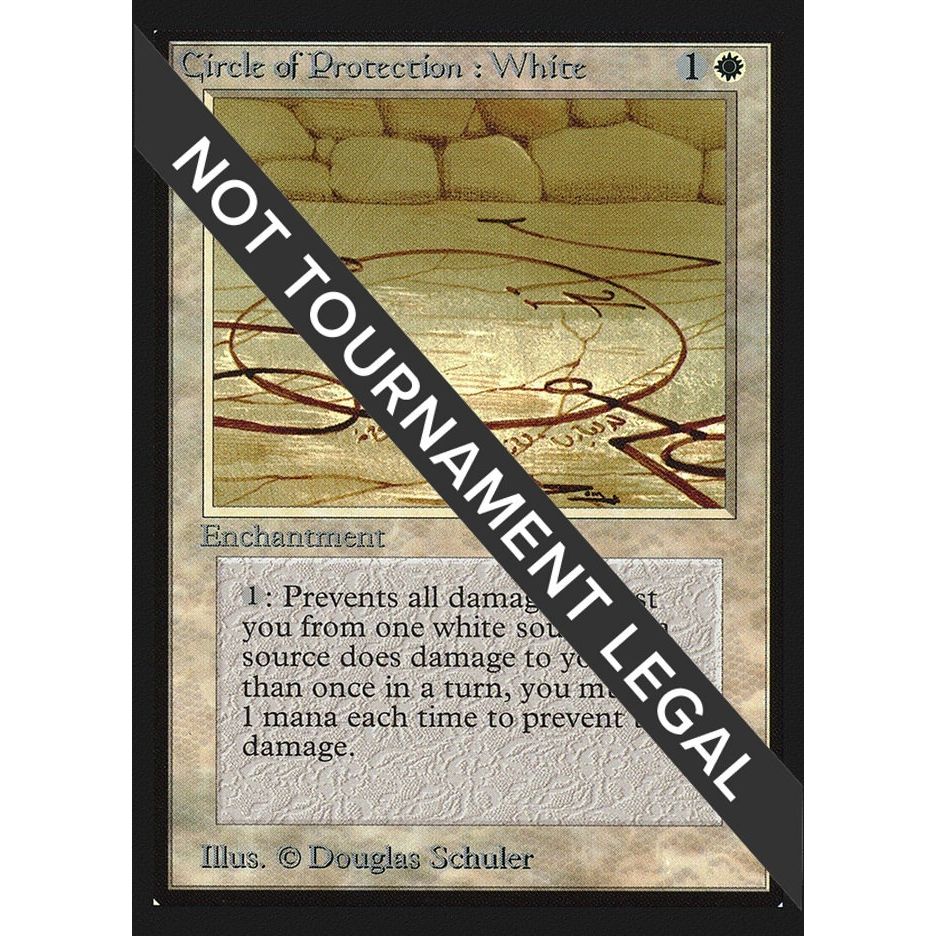 Image for Circle of Protection: White (CE) (CED) - Magic: The Gathering