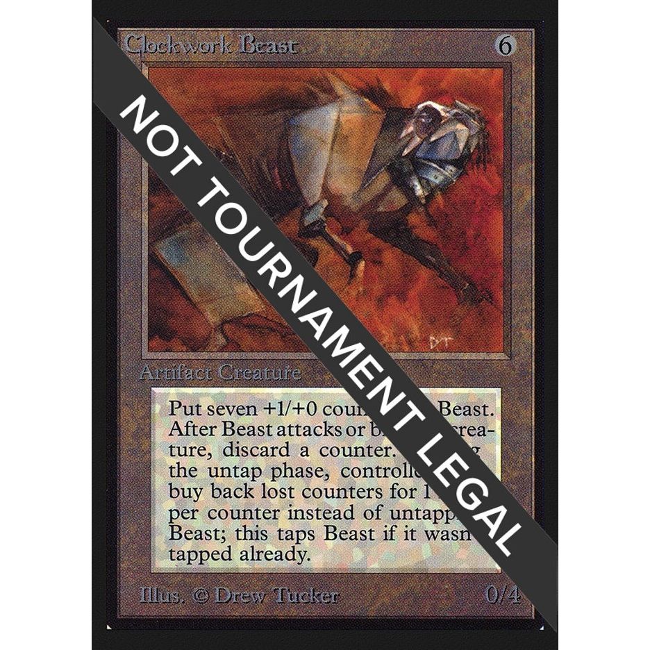 Image for Clockwork Beast (CE) (CED) - Magic: The Gathering