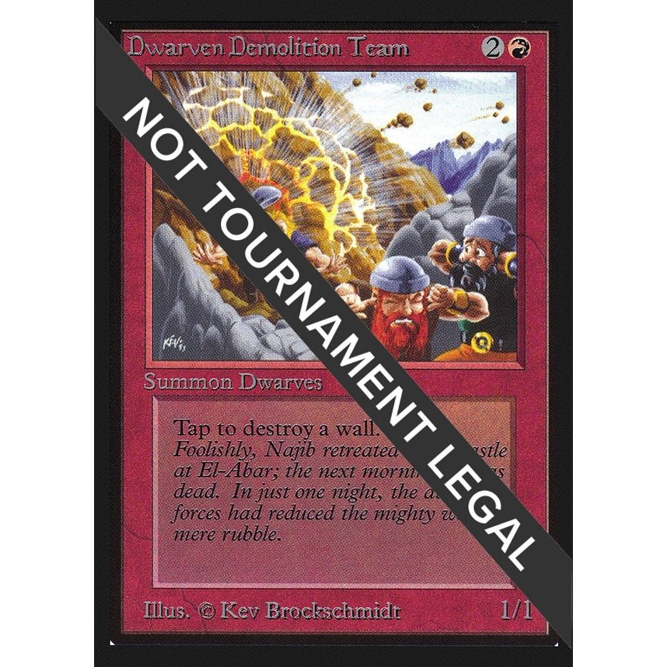 Image for Dwarven Demolition Team (CE) (CED) - Magic: The Gathering