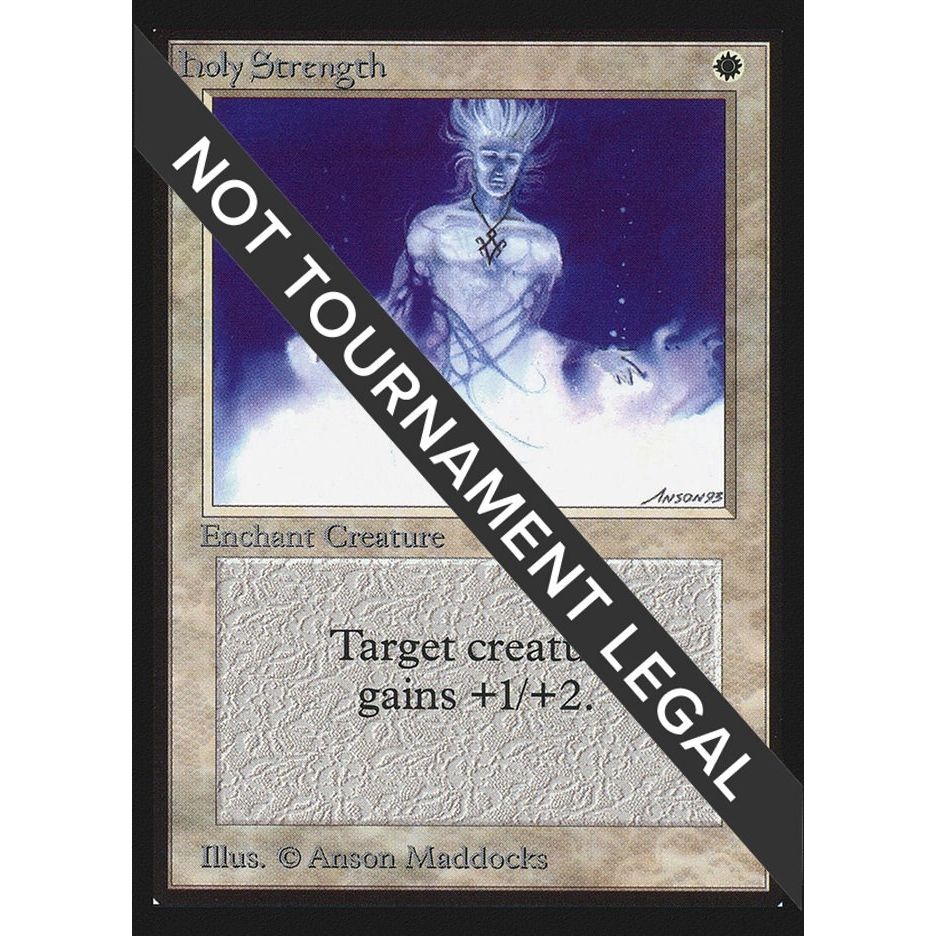 Image for Holy Strength (CE) (CED) - Magic: The Gathering