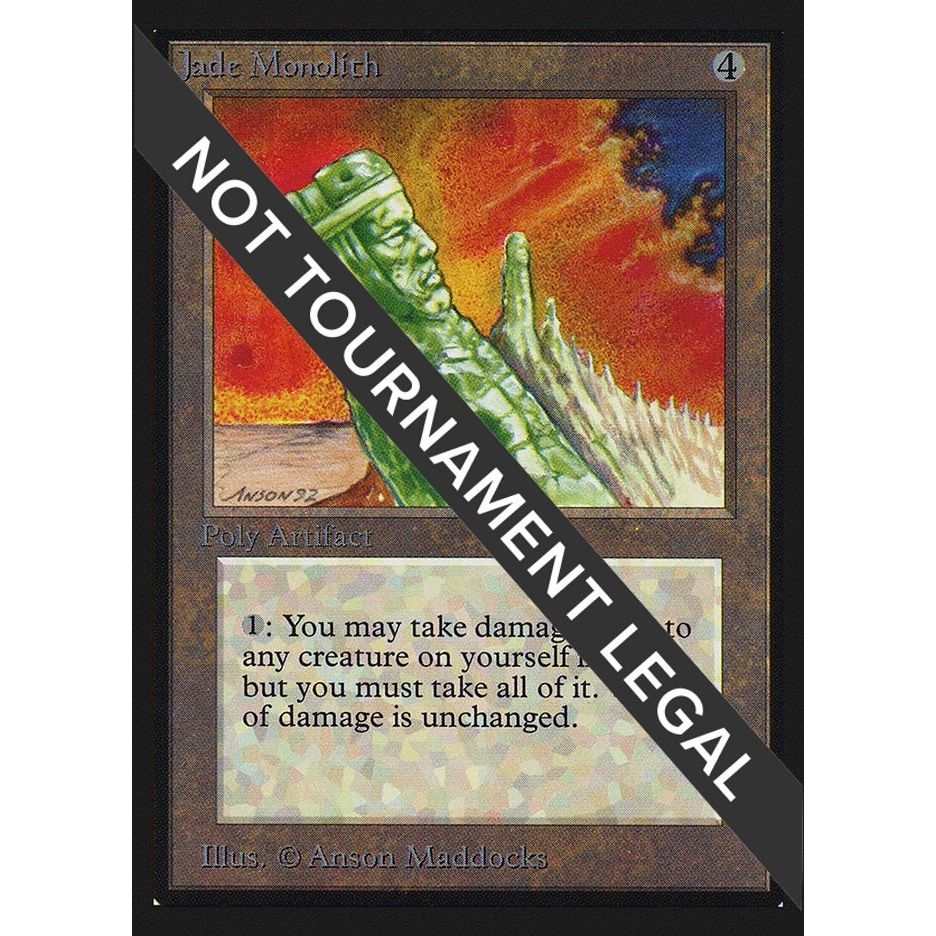 Image for Jade Monolith (CE) (CED) - Magic: The Gathering