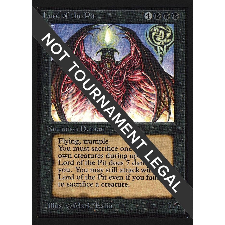 Image for Lord of the Pit (CE) (CED) - Magic: The Gathering