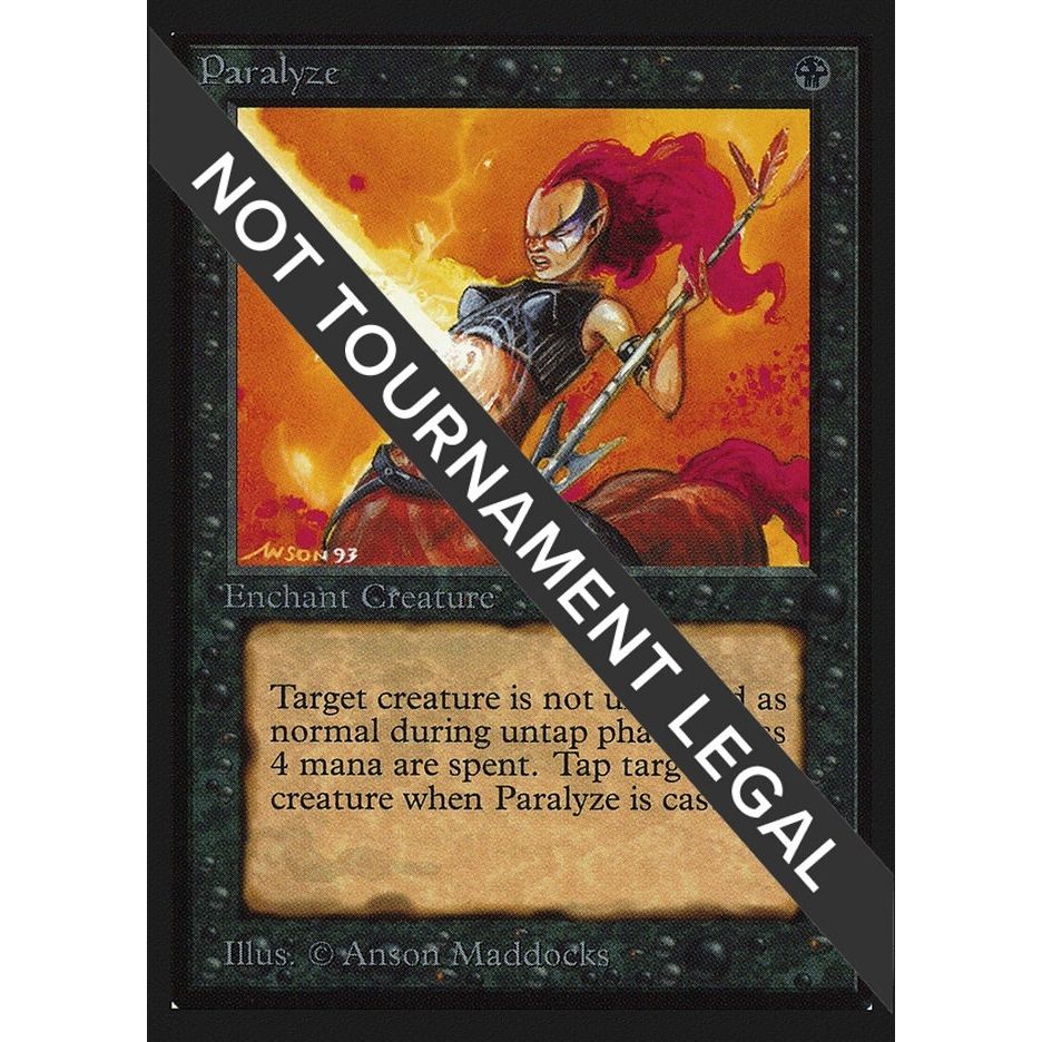 Image for Paralyze (CE) (CED) - Magic: The Gathering