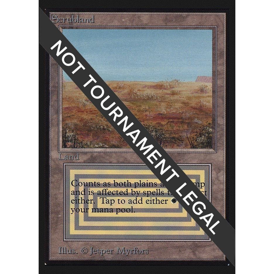 Image for Scrubland (CE) (CED) - Magic: The Gathering