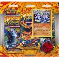 Flashfire Three Pack Blister [Machamp] Pokemon
