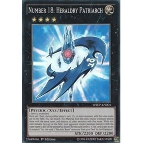 Image for Number 18: Heraldry Patriarch (WSUP-EN004) (WSUP) - YuGiOh