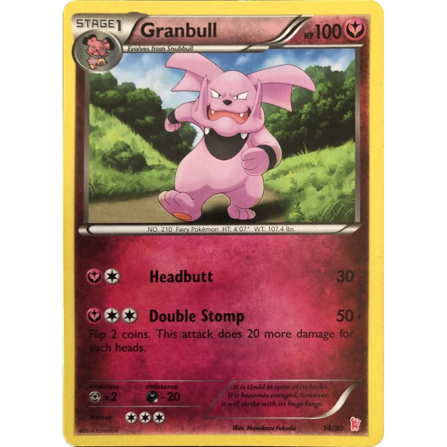 Image for Granbull (#14) (14/30) (PR) - Pokemon