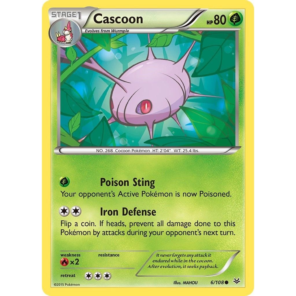 Image for Cascoon (6/108) (ROS) - Pokemon